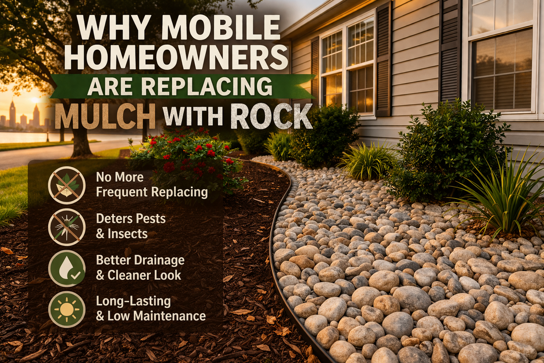 Why Mobile Homeowners Are Replacing Mulch With Rock